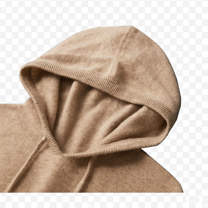 Przytulna dzianinowa bluza z kapturem