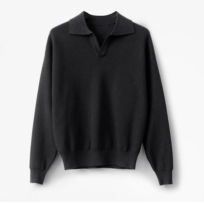 Luźna koszula męska z długim rękawem