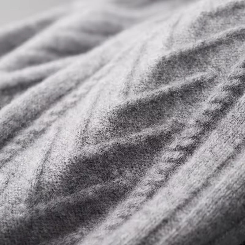 Dzianina kaszmirowa ze stójką