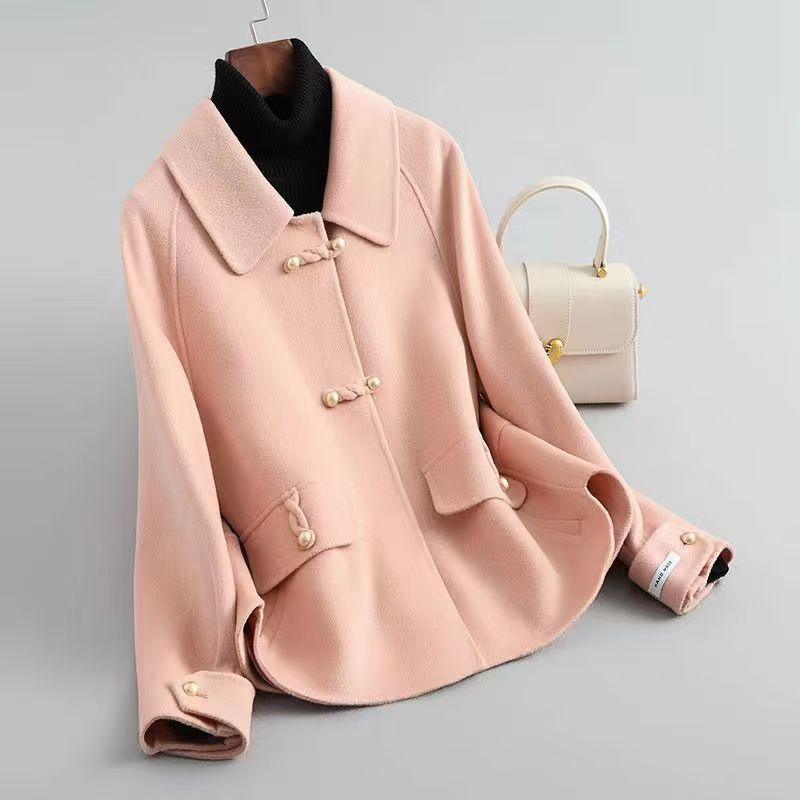 Elegant Double-Sided Wool Coat