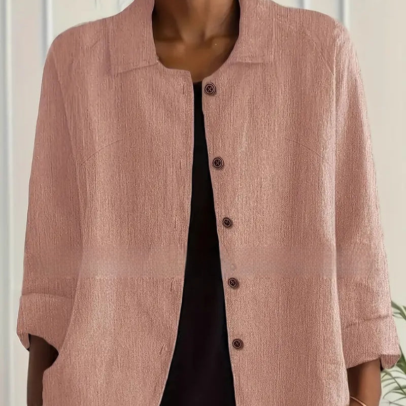Lightweight Collared Casual Cardigan Jacket