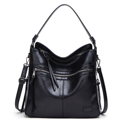 Large Capacity Leather Shoulder Bag
