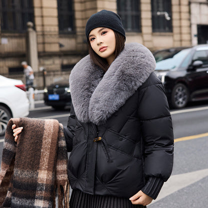 Fur Collar Padded Coat