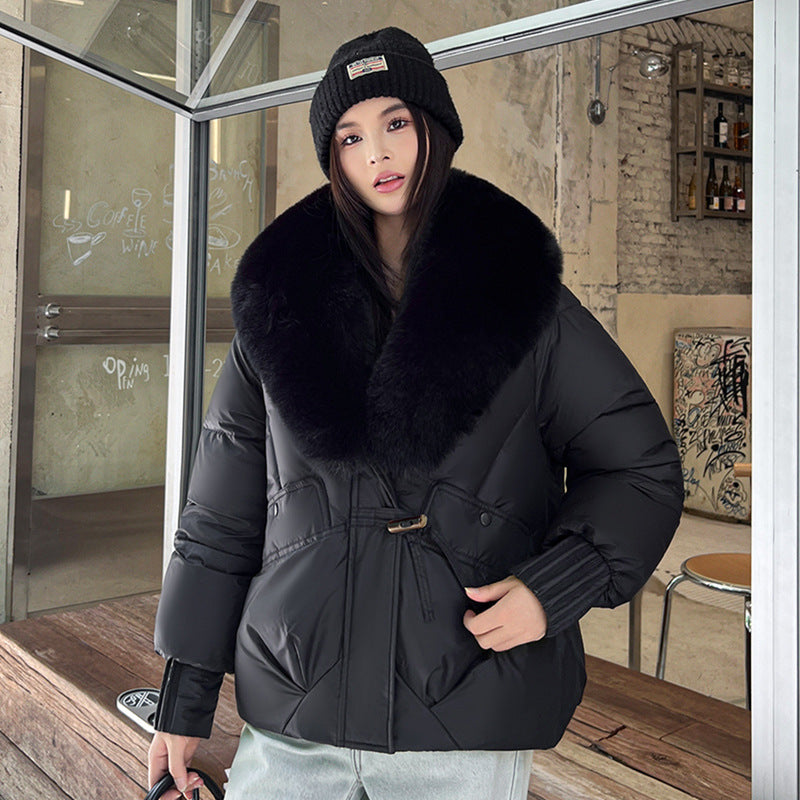 Fur Collar Padded Coat