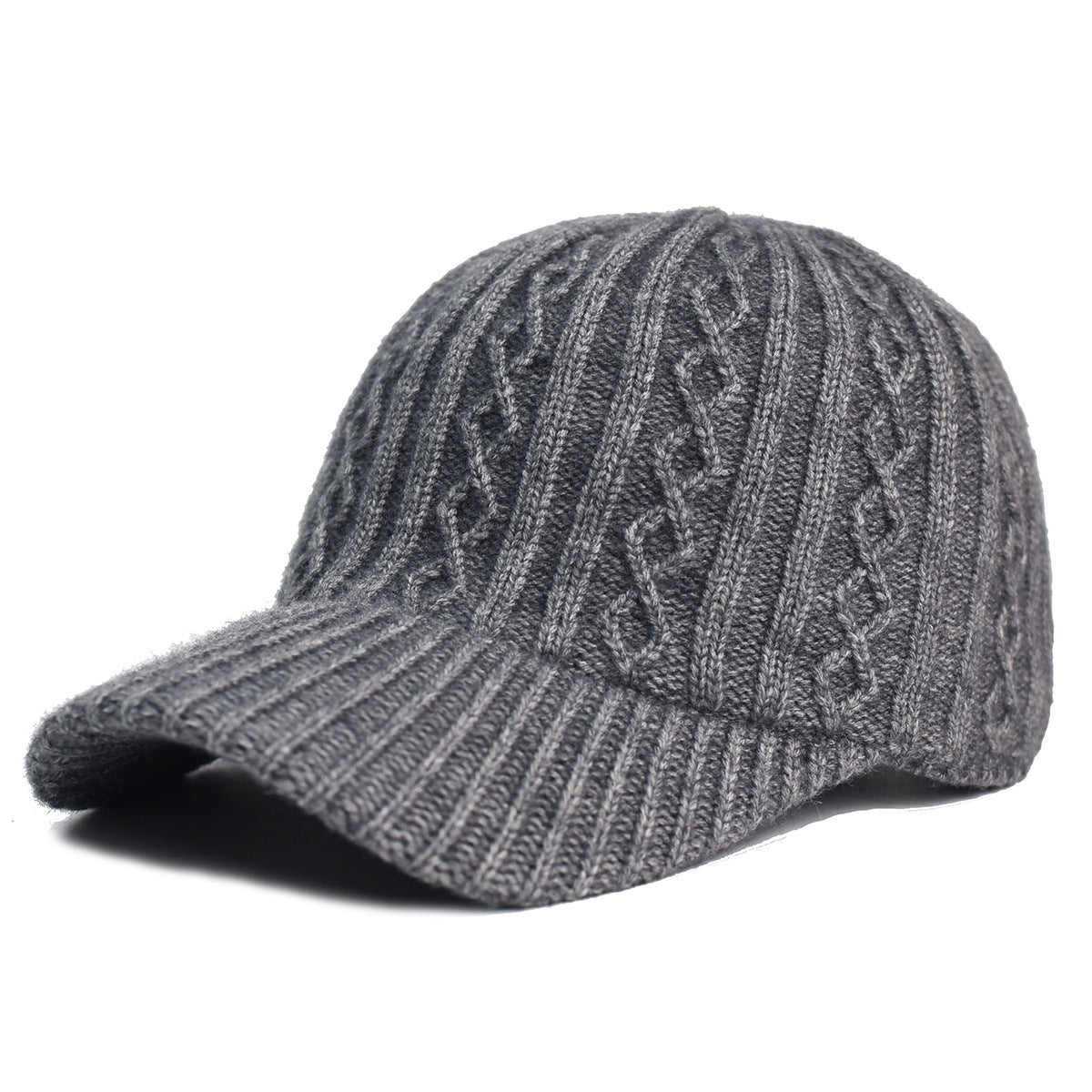 Knitted Wool Baseball Cap