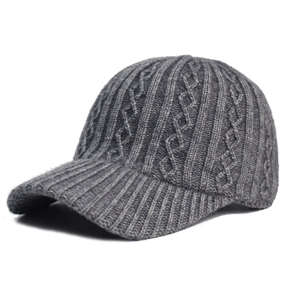Knitted Wool Baseball Cap