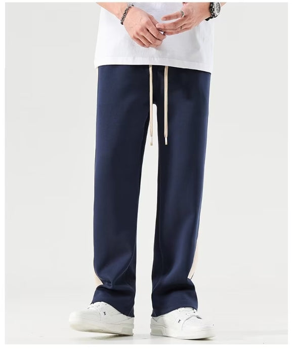 Moda Elite | Spodnie z szerokimi nogawkami w bloki kolorów