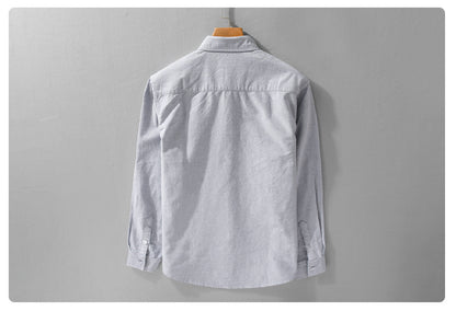 Moda Elite | Koszula Oxford z długim rękawem