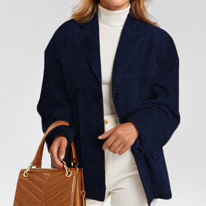 Women's Retro Loose Suede Jacket