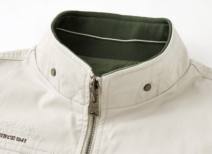 Moda Elite | Dwustronna bawełniana kamizelka z kieszeniami