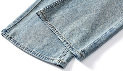 Luźne, szerokie dżinsy