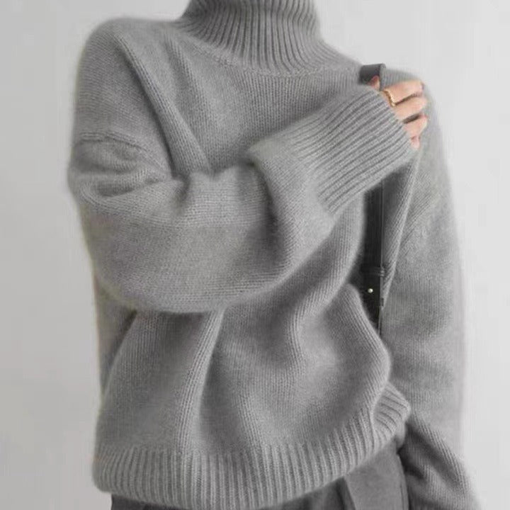 Thick Turtleneck Cashmere Sweater
