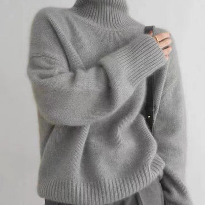 Thick Turtleneck Cashmere Sweater