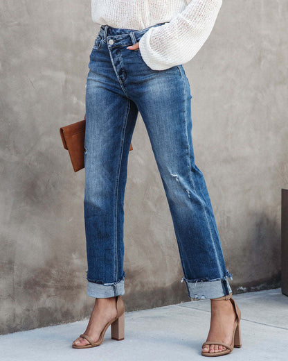 Casual Loose Fit Denim Jeans