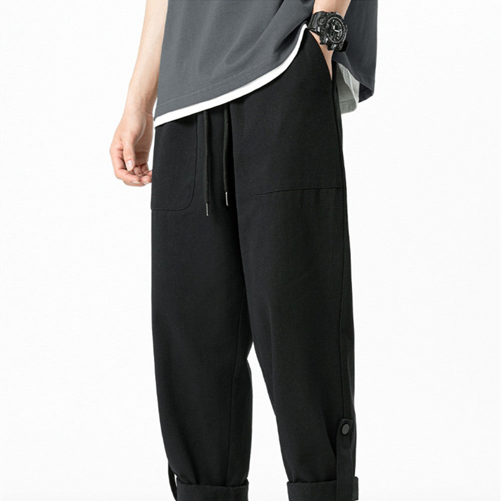 Moda Elite | Spodnie casualowe z szerokimi nogawkami