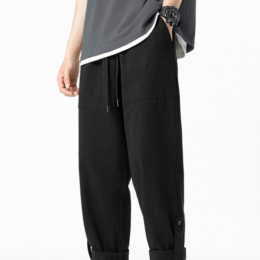 Moda Elite | Spodnie casualowe z szerokimi nogawkami