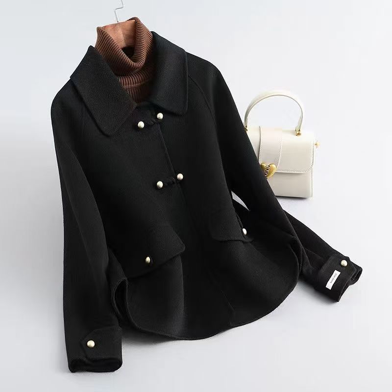 Elegant Double-Sided Wool Coat