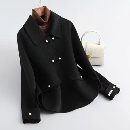 Elegant Double-Sided Wool Coat