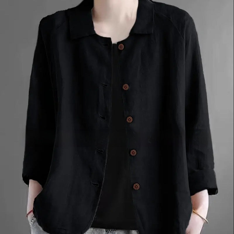 Lightweight Collared Casual Cardigan Jacket
