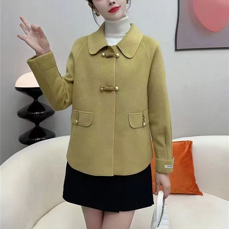 Elegant Double-Sided Wool Coat