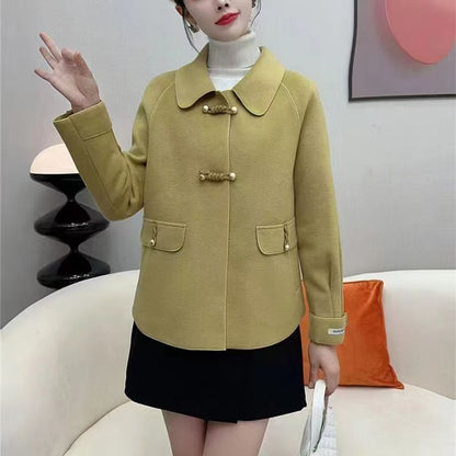 Elegant Double-Sided Wool Coat
