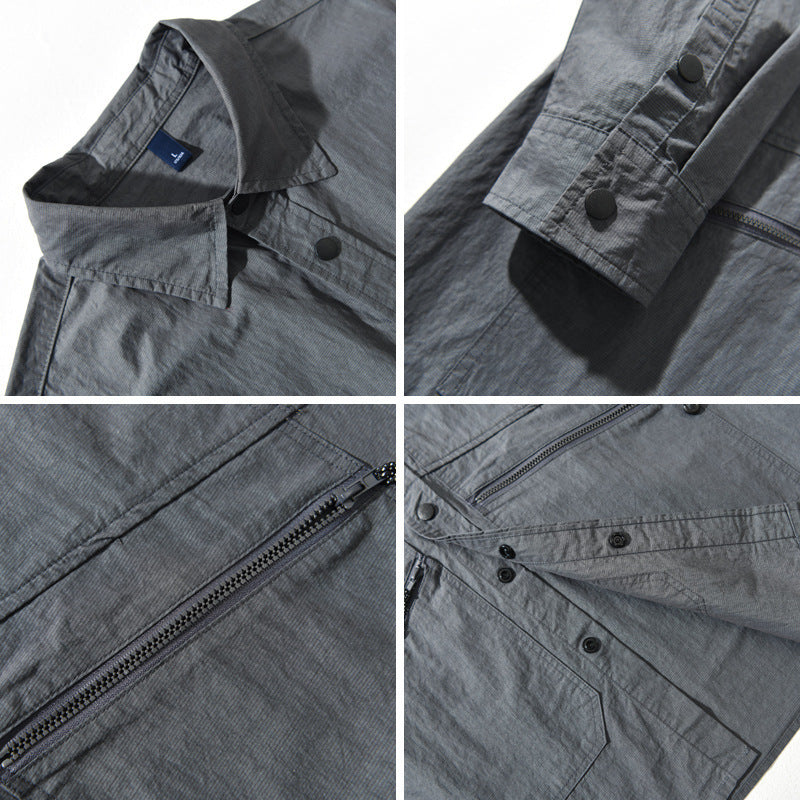 Moda Elite | Bawełniana koszula casualowa z długim rękawem