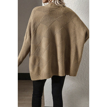 Cozy Textured Oversize Knit Sweater
