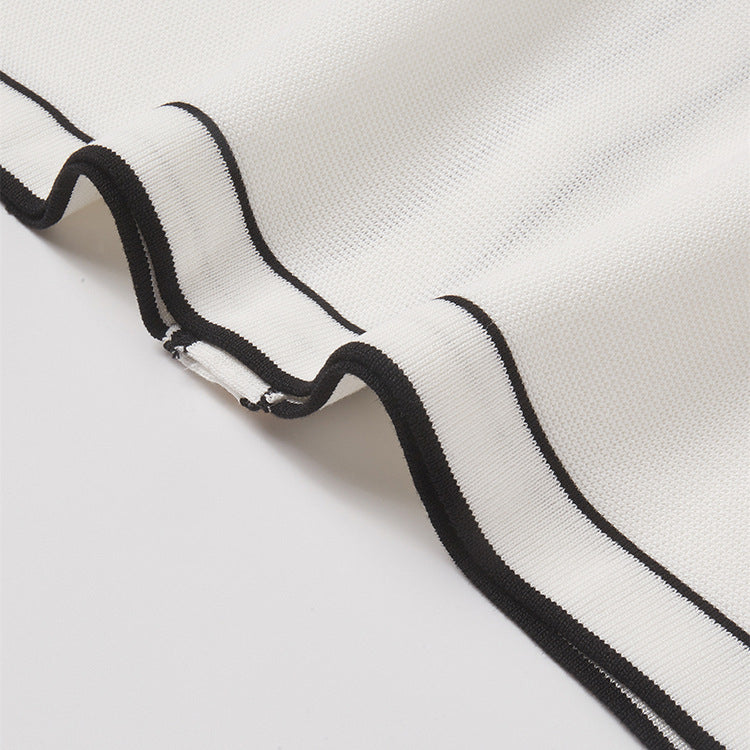 Kardigan kontrastowy Old Money