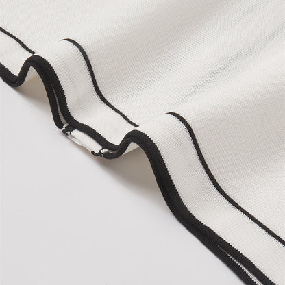 Kardigan kontrastowy Old Money