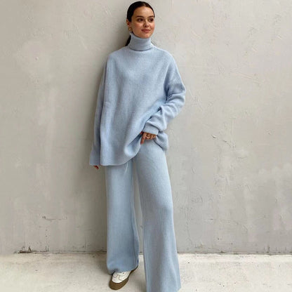 Knitted Turtleneck Lounge Set