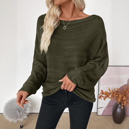 RelaxedRib Loose Knit Top