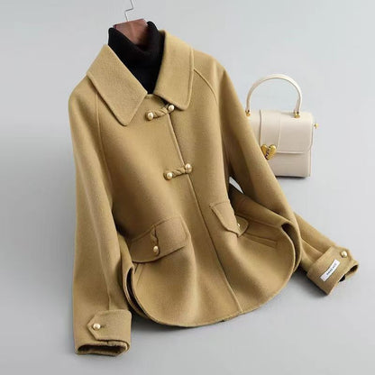 Elegant Double-Sided Wool Coat