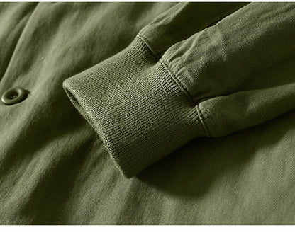 Moda Elite | Luźna kurtka baseballowa w stylu retro