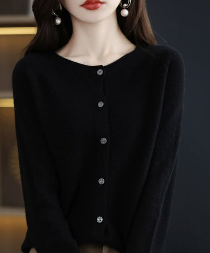 Plus Size Loose Knit Cardigan