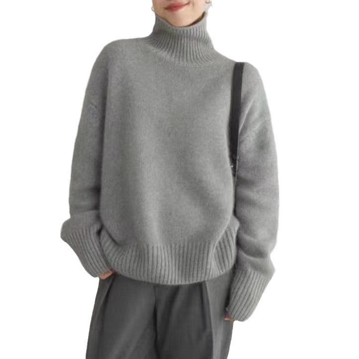 Thick Turtleneck Cashmere Sweater
