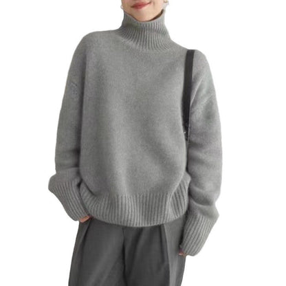 Thick Turtleneck Cashmere Sweater