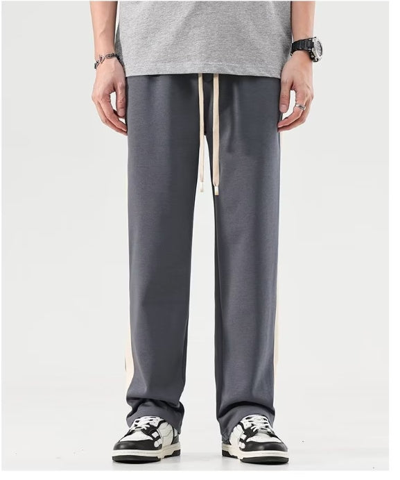 Moda Elite | Spodnie z szerokimi nogawkami w bloki kolorów