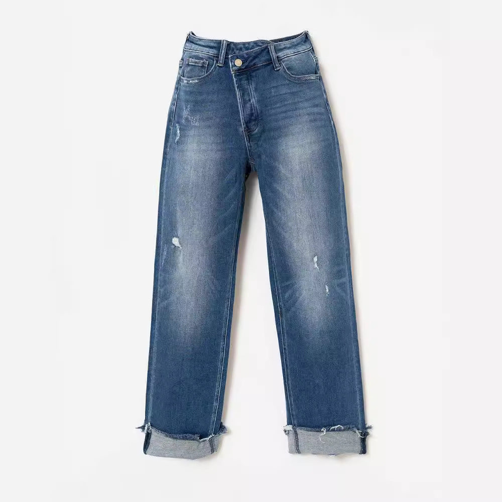 Casual Loose Fit Denim Jeans