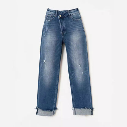 Casual Loose Fit Denim Jeans