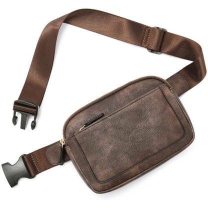 Leather Crossbody Chest Bag