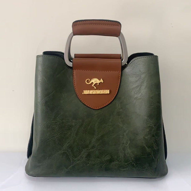 Large Capacity Soft Leather Tote Bag