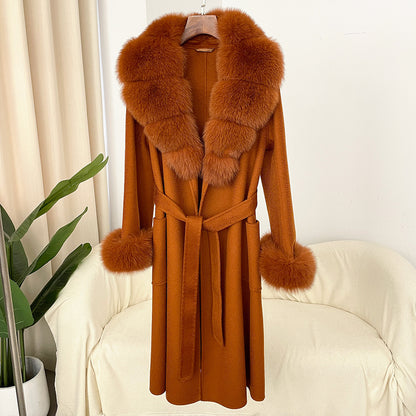 Elegant Double-Sided Woolen Coat
