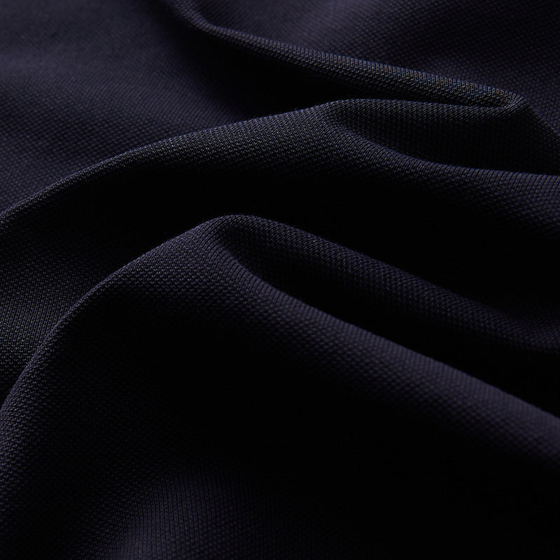 Luźna koszulka polo z krótkim rękawem