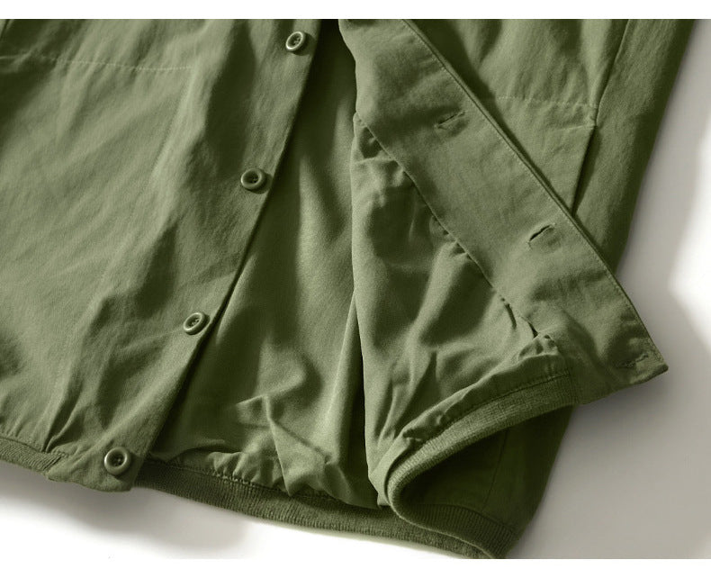 Moda Elite | Luźna kurtka baseballowa w stylu retro