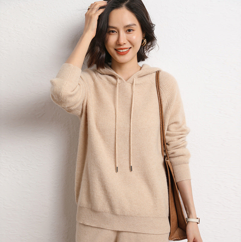 Loose Fit Hooded Sweater