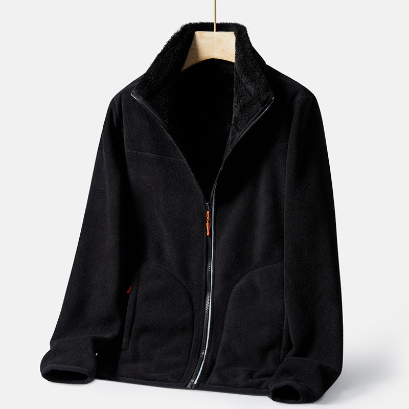Lambskin Fleece Zip Jacket