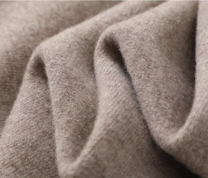 Płaszcz z dzianiny kaszmirowej na zamek