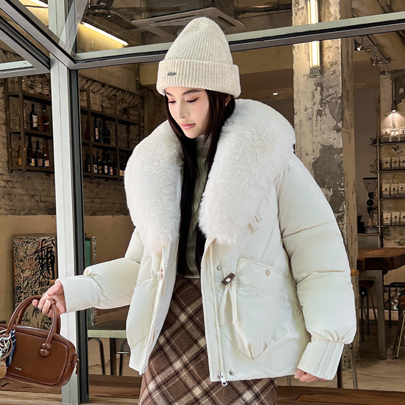 Fur Collar Padded Coat