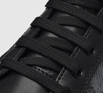 Trampki casualowe ze skóry bydlęcej