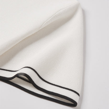 Kardigan kontrastowy Old Money